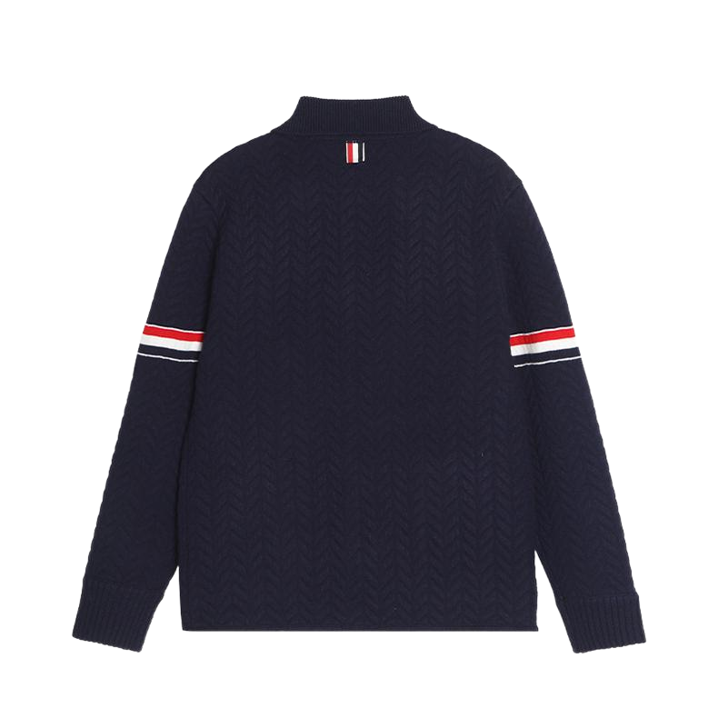 Unisex Herringbone Cardigan Jacket | Thom Browne