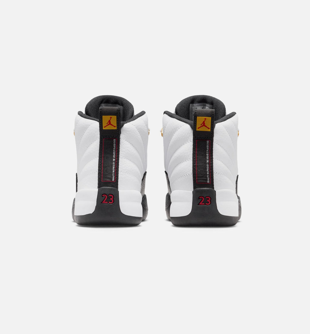 Air Jordan 12 Retro "Taxi" Little Kids' Shoe – White/Black/Taxi