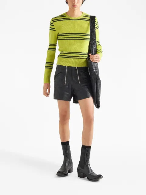 Prada striped lambswool jumper