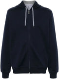 Brunello Cucinelli cotton, cashmere and silk French terry double cloth hoodie