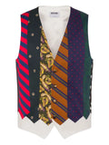 Moschino patchwork waistcoat