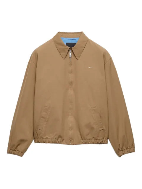 Prada embroidered-logo jacket
