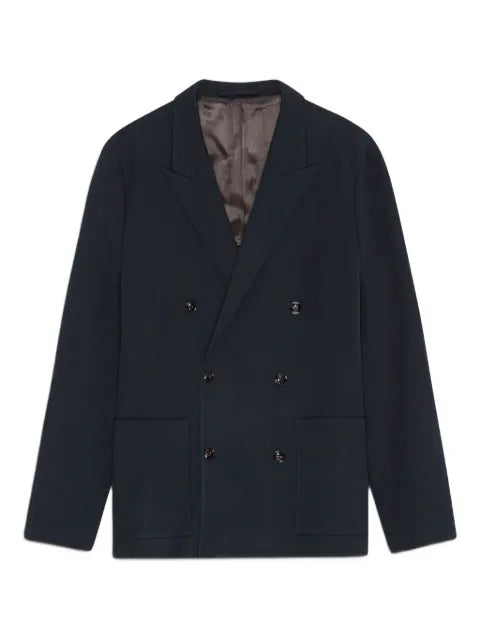 NN07 double-breasted patch-pocket jacket