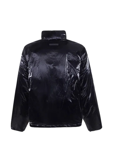 FEAR OF GOD ESSENTIALS metallic-effect funnel jacket