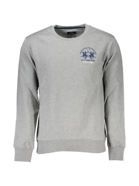 La Martina logo-embroidered crew-neck sweater