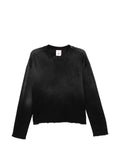 MOOJI MOOJI  waffle-knit distressed sweater
