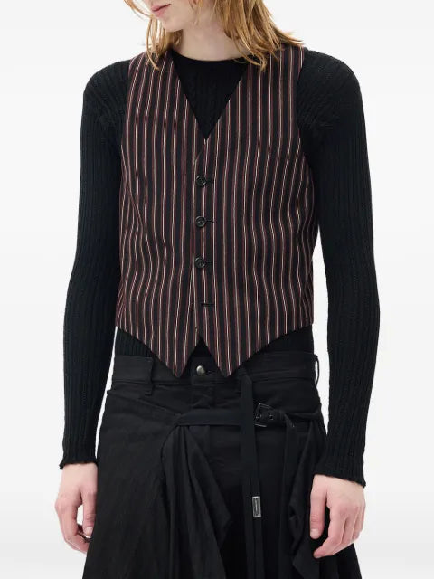 Ann Demeulemeester Kaare pinstripe-pattern waistcoat