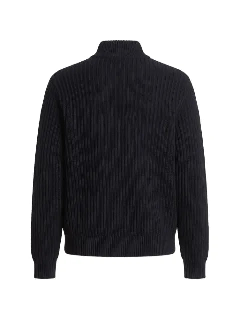 Peserico ribbed-knit button-up cardigan