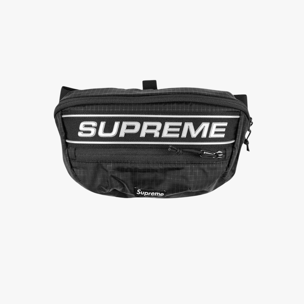 Supreme Logo Waist Bag Black