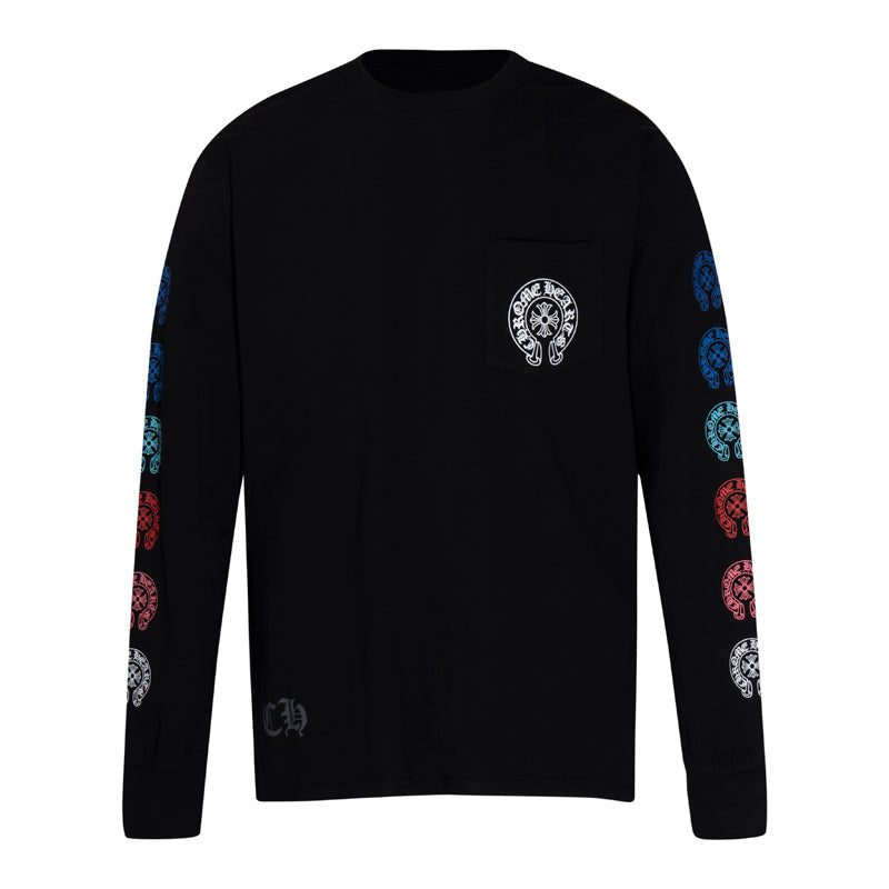 Chrome Hearts Multi Color Horse Shoe L/S T-shirt 8009