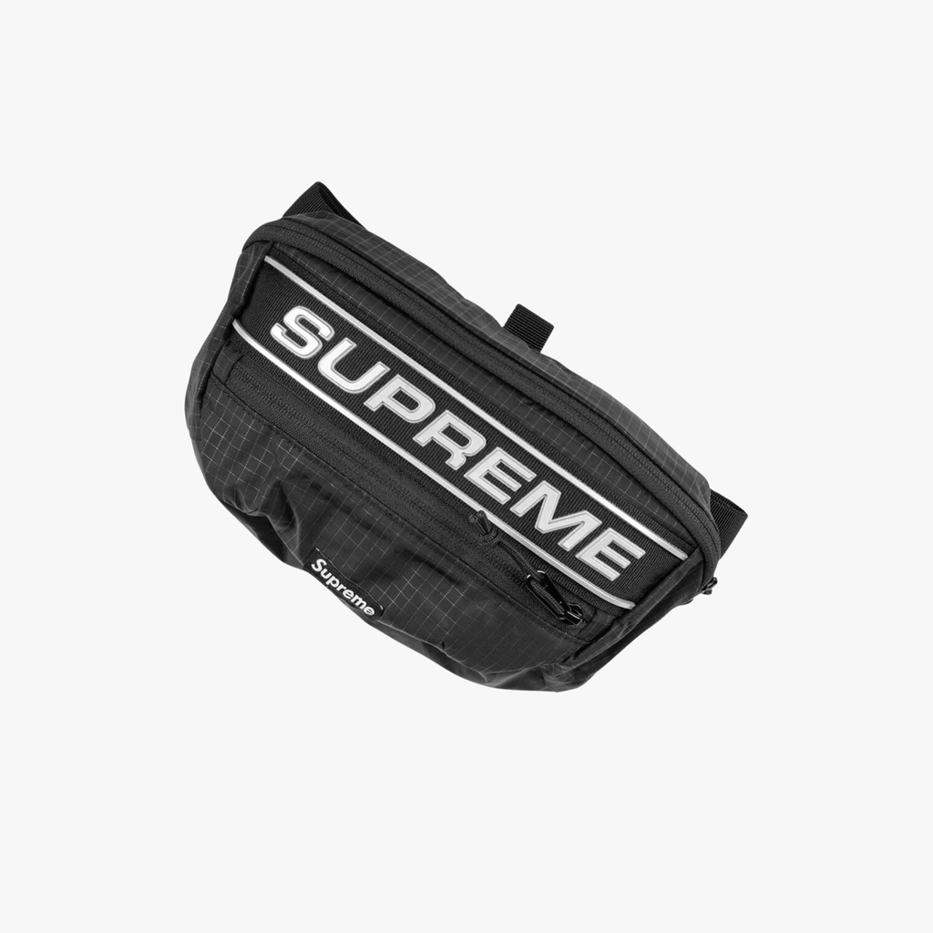 Supreme Logo Waist Bag Black