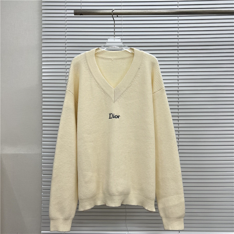 DIC141 New men's and women's autumn and winter wool sweaters with V-neck pullover sweater clothing