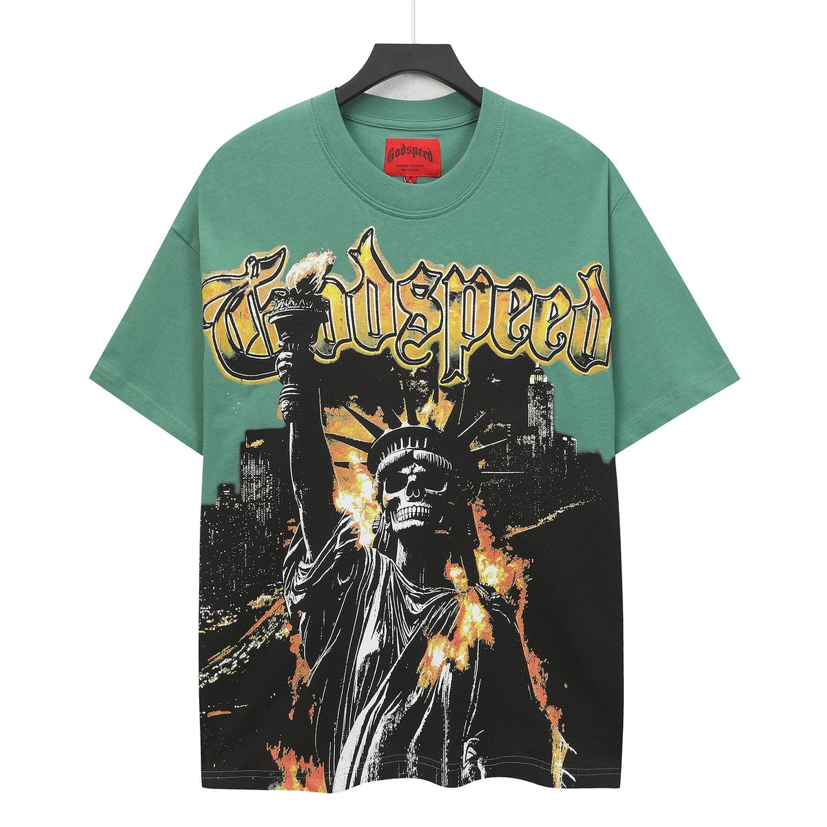 Godspeed Statue of Liberty Graphic T-Shirt