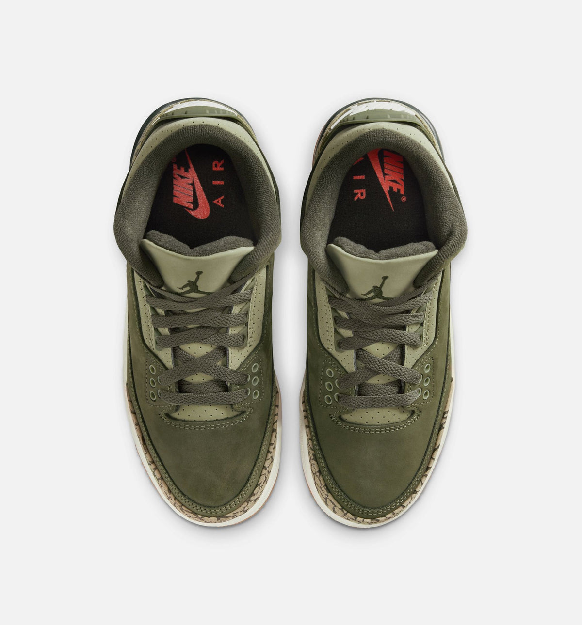 Air Jordan 3 Retro Medium Olive Big Kids' Lifestyle Shoes - Medium Olive/Sequoia/Neutral Olive/Sail