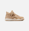 Air Jordan 4 Retro Cozy Girl Preschool Shoes - Hemp Light Orewood Brown