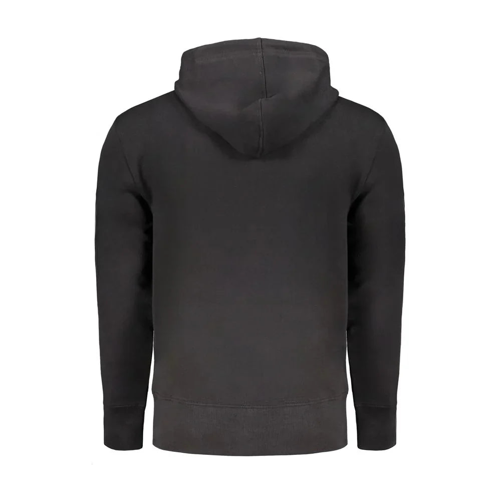 Calvin Klein Logo Zip Hoodie — Black