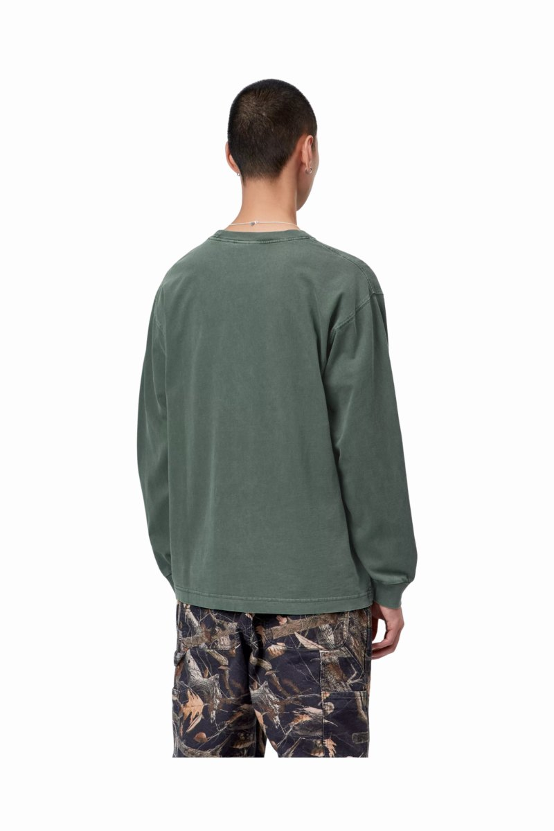 CARHARTT WIP L/S VISTA T-SHIRT Dark Scarab