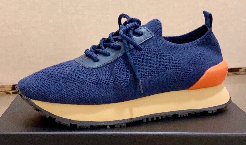 Balmain Knit Low-Top Sneakers