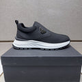 Armani Black Slip-On Sneakers