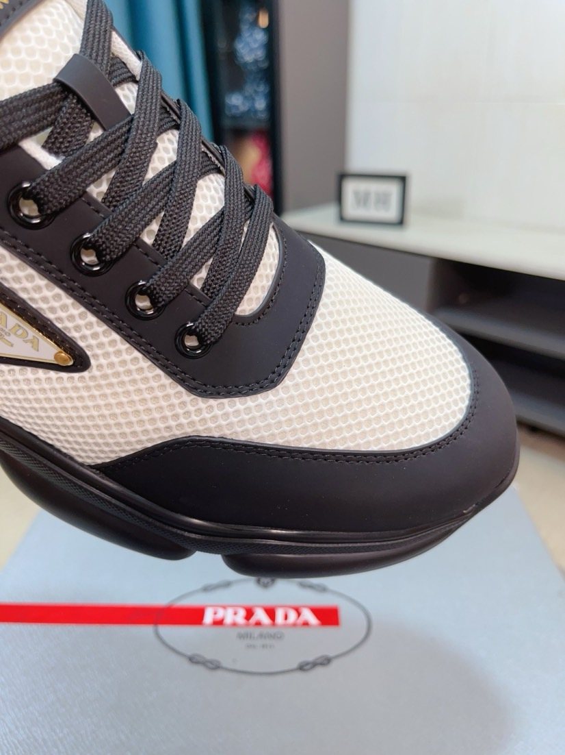 Prada Mesh Panel Men's Sneakers