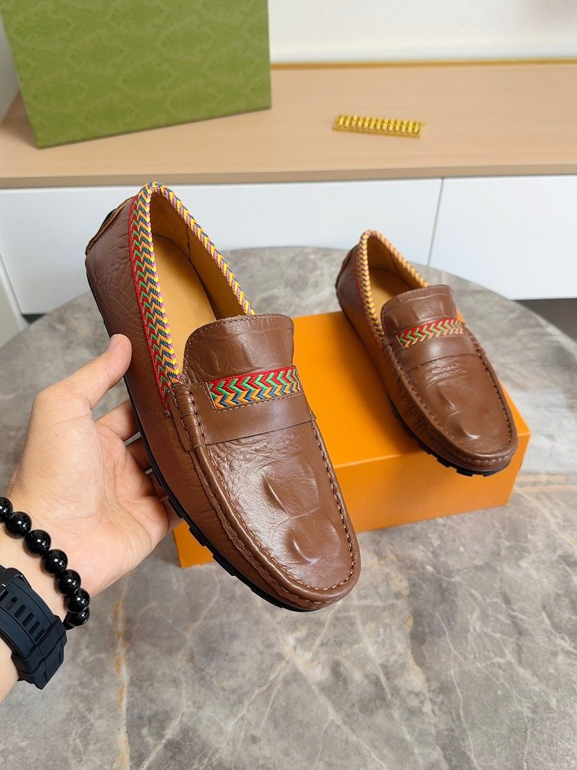 Men's Moc-Toe Slip-On Loafers
