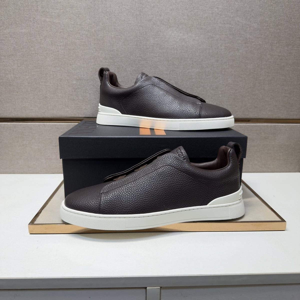 Zegna Men's Slip-On Sneakers