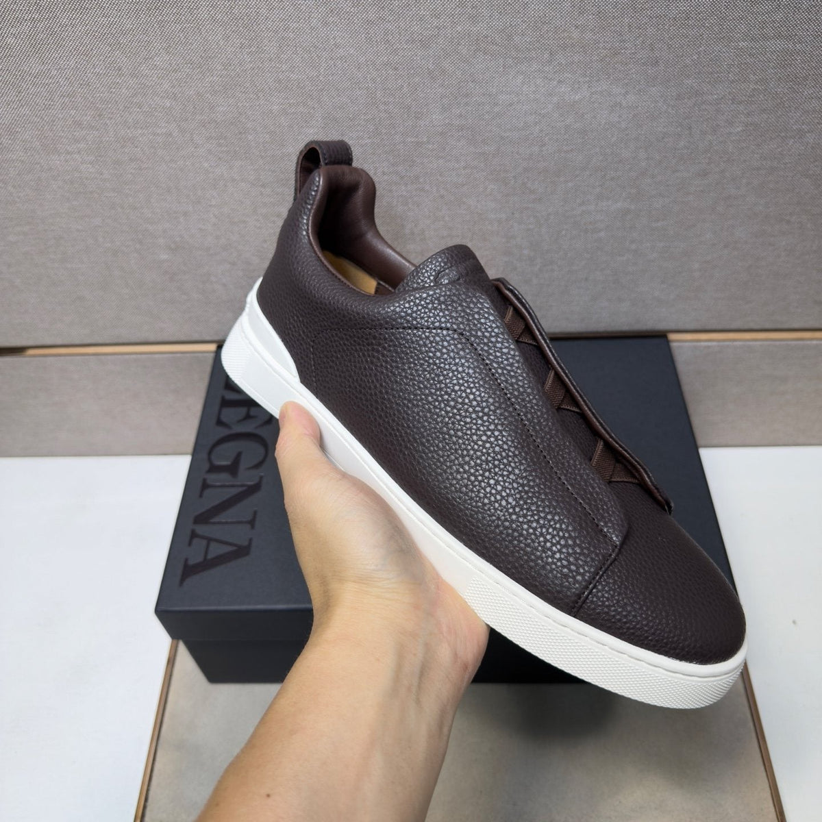 Zegna Men's Slip-On Sneakers