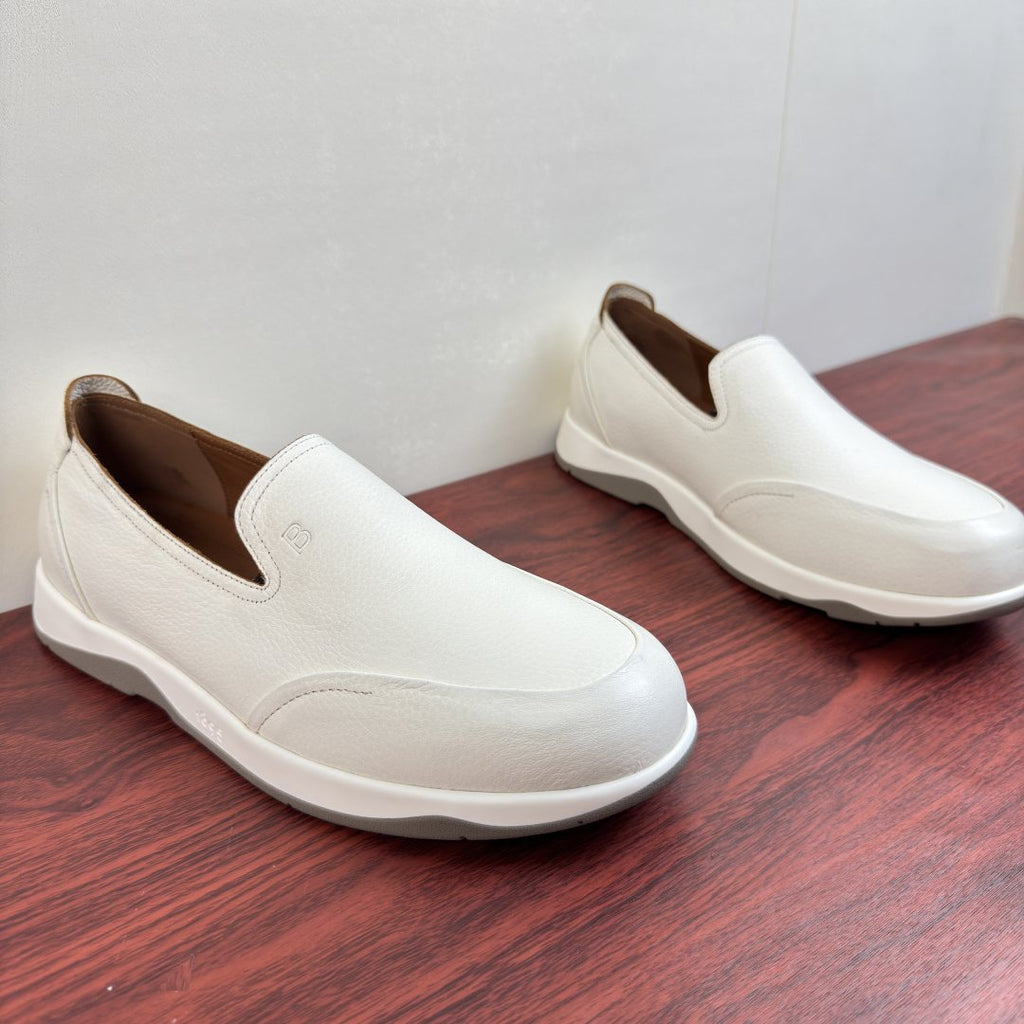Berluti Pebbled Leather Slip-On Loafers